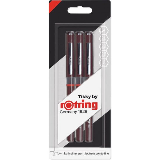 rotring 0.1, 0.2, 0.3, 0.5, 0.8mm Tikky Graphic with Black Pigmented Ink,  Non-Refillable Fineliner Pen - Buy rotring 0.1, 0.2, 0.3, 0.5, 0.8mm Tikky  Graphic with Black Pigmented Ink, Non-Refillable Fineliner Pen 