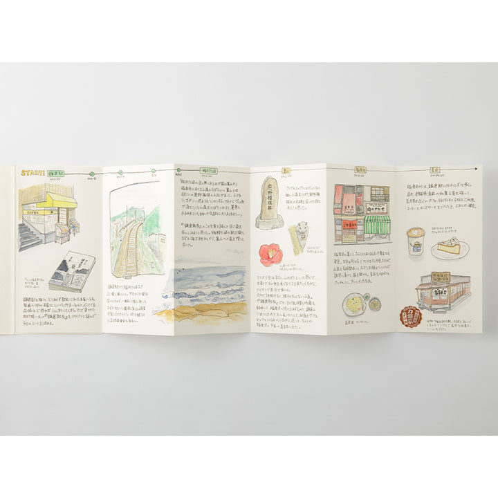 Traveler's Company Notebook Refill 018 Accordion Fold Paper - Passport Size