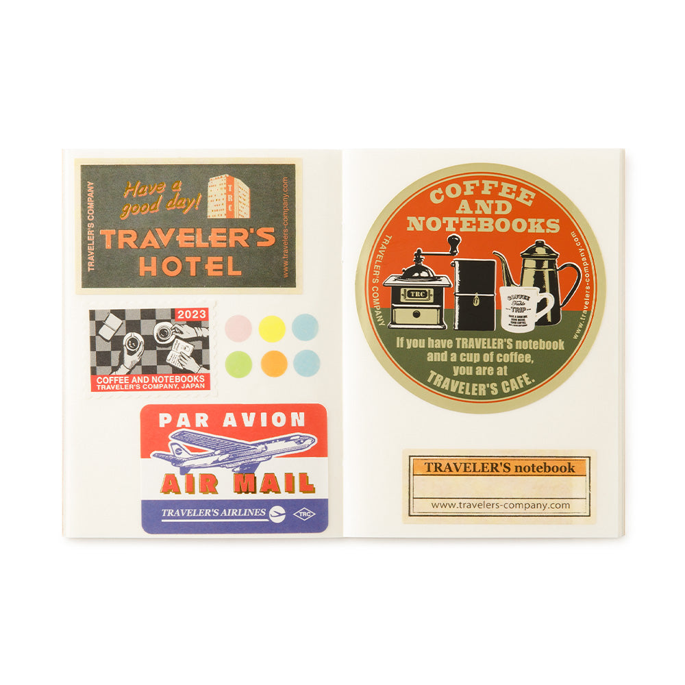 Traveler's Company Notebook Refill 017 Sticker Release Paper - Passport Size