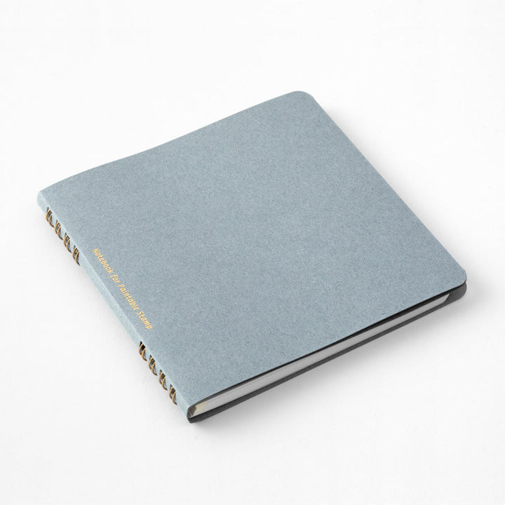 Midori Spiral Ring Notebook for Stamp - Blue