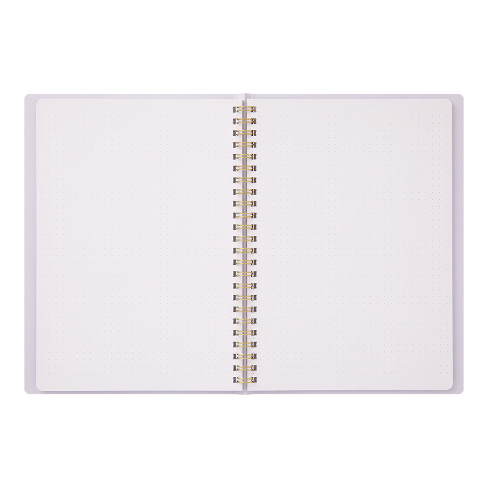 Midori A5 Dot Ruled Colour Paper Ring Notebook