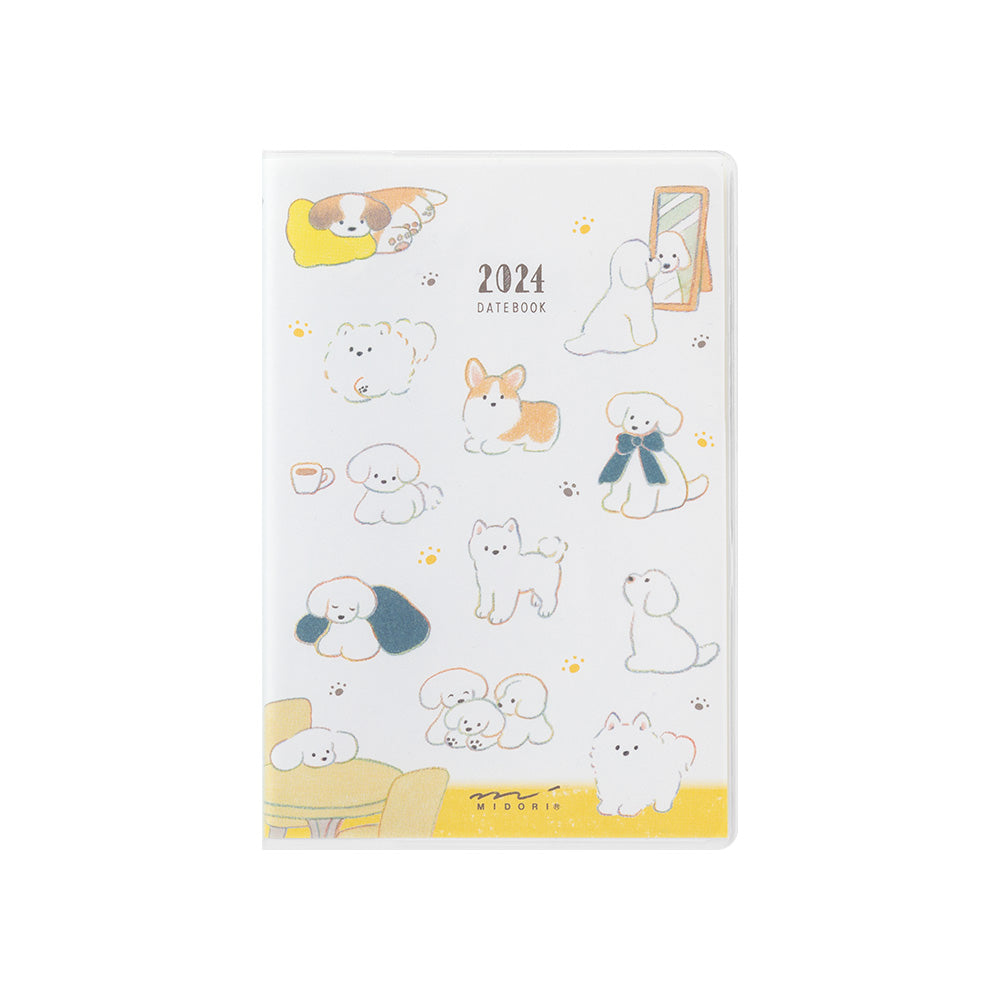 Midori Pocket Diary Dog 2024 - Mini
