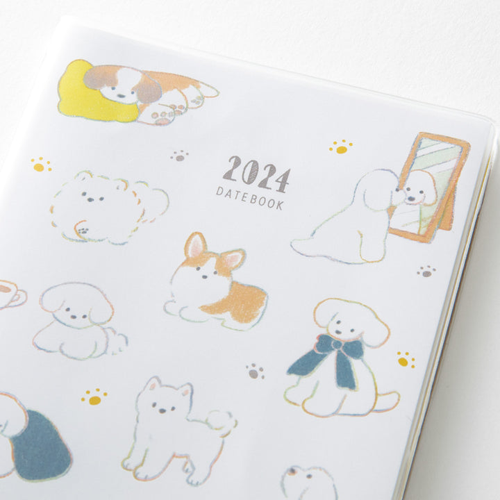 Midori Pocket Diary Dog 2024 - Mini