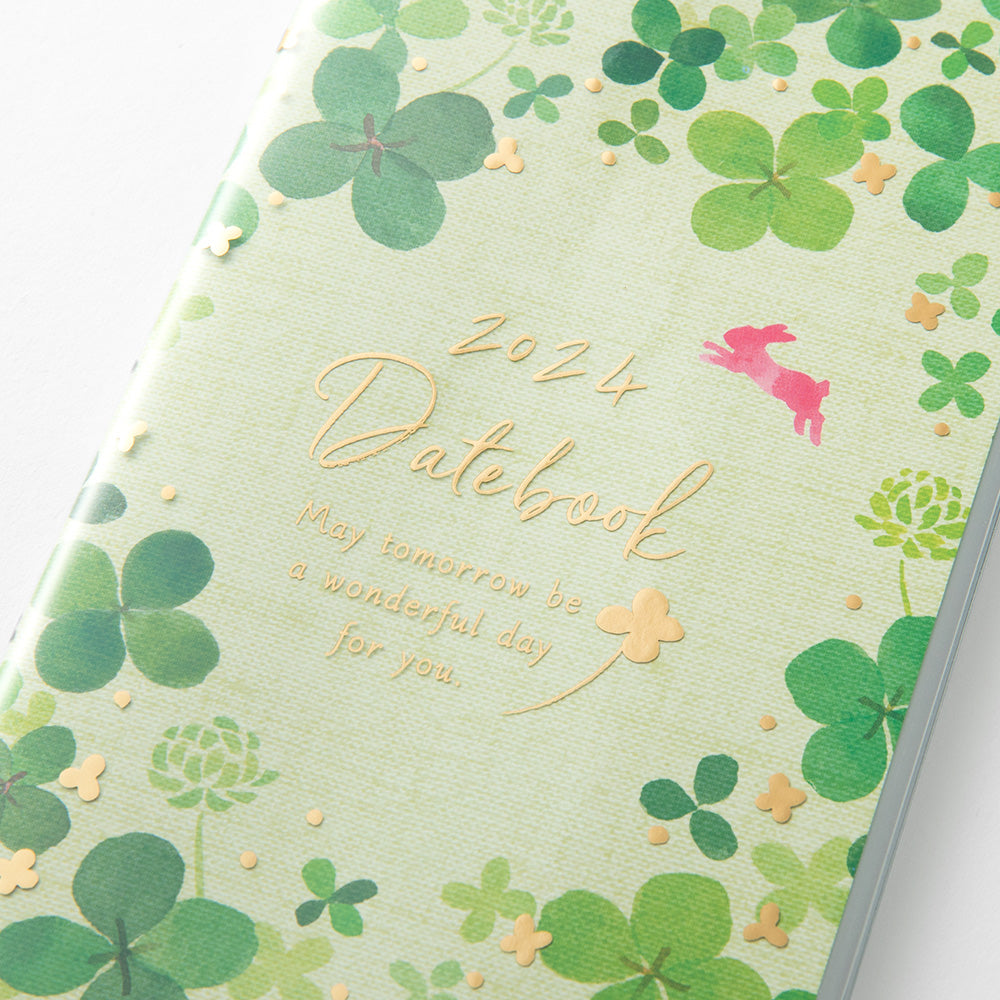 Midori Pocket Diary Clover 2024 - Slim