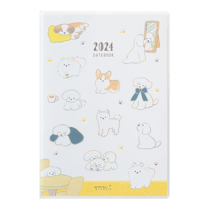 Midori Pocket Diary Dog 2024 - B6