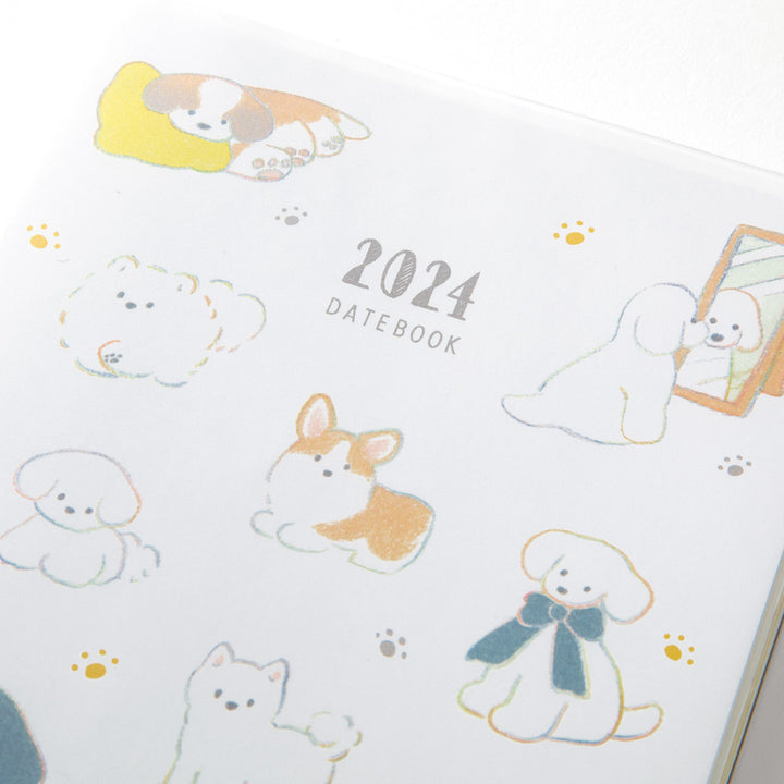 Midori Pocket Diary Dog 2024 - B6