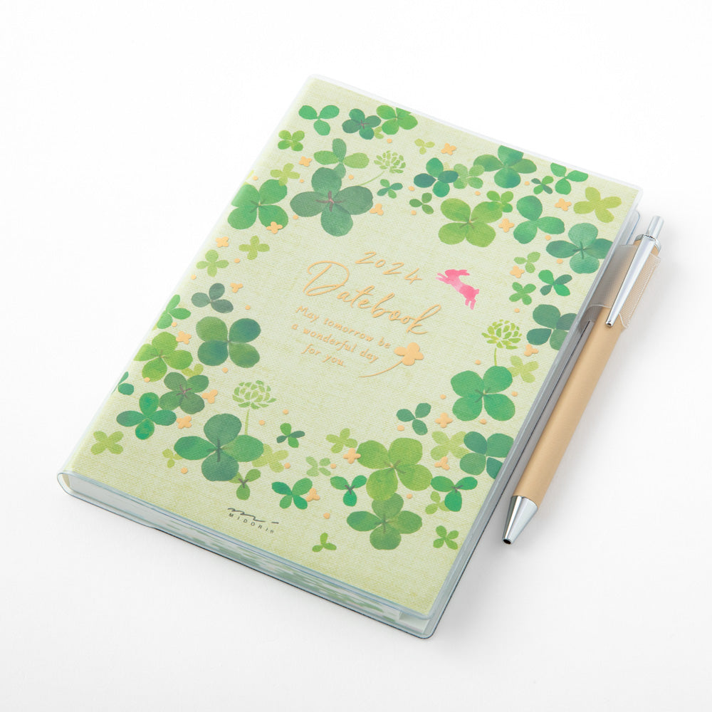 Midori Pocket Diary Clover 2024 - B6