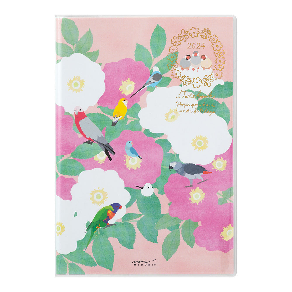 Midori Pocket Diary Bird 2024 - B6
