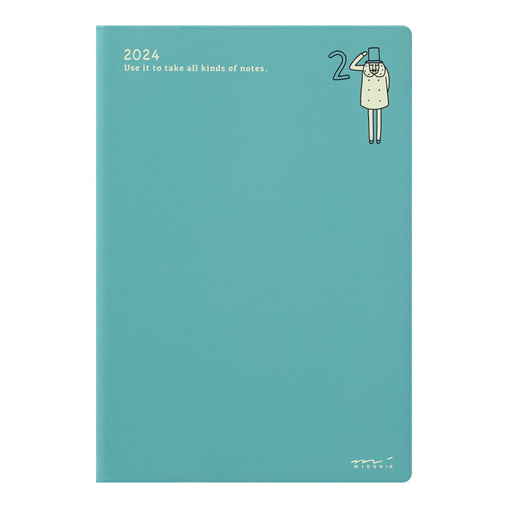 Midori Pocket Diary Ojisan 2024 - B6