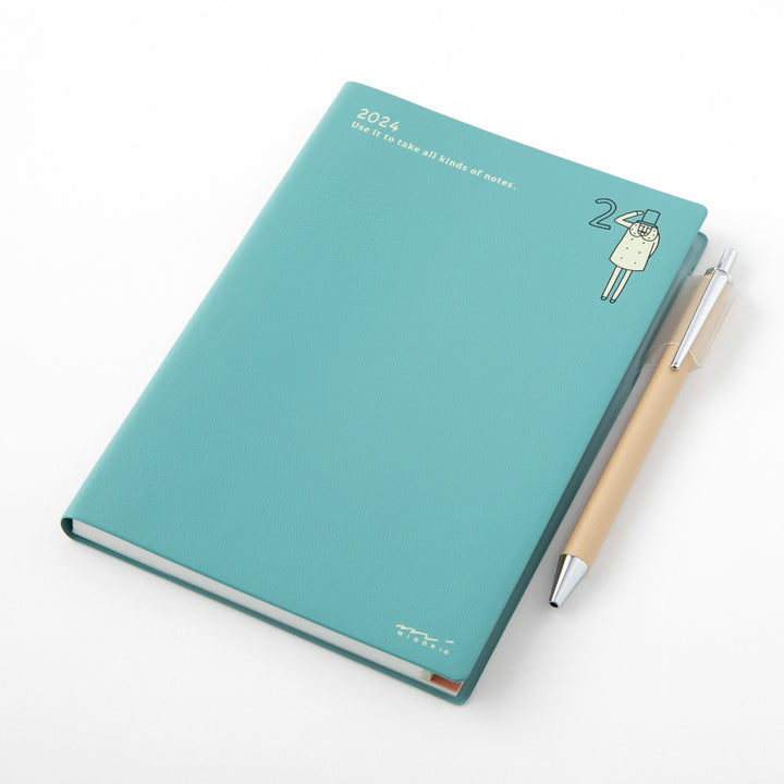 Midori Pocket Diary Ojisan 2024 - B6