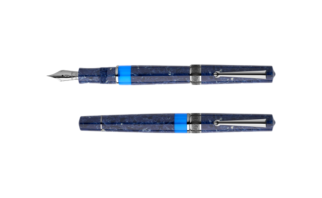 Delta Lapis Blue Celluloid RT Limited Edition Fountain Pen