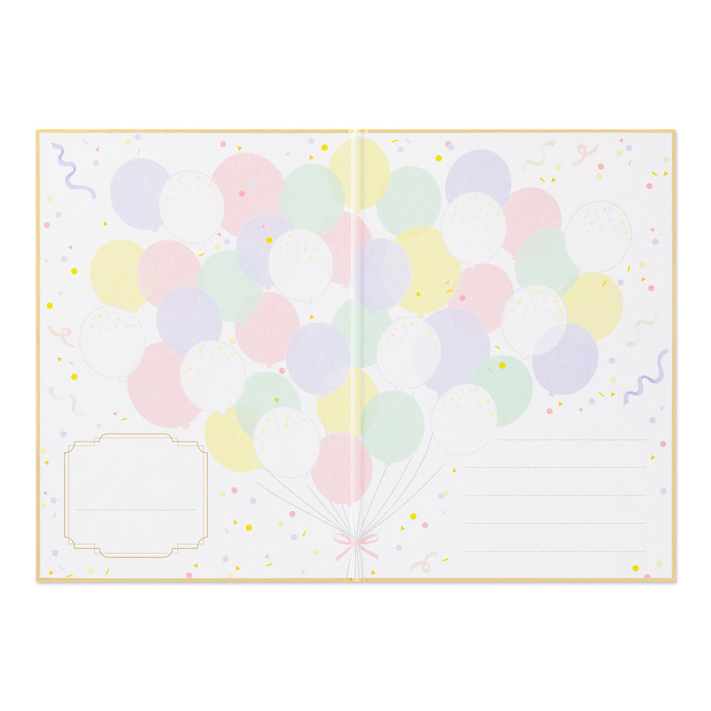 Midori Signature Board <B6> with Envelope - Balloon