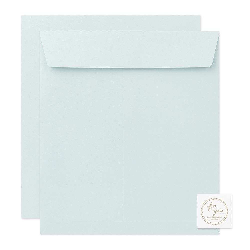Midori Envelope for Folded Message Cardboard - Light Blue