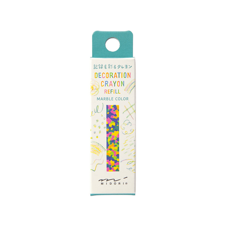 Midori Decoration Crayon Refill - Rainbow
