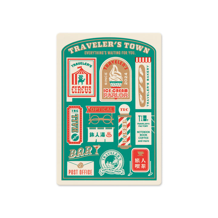 Traveler's Company Notebook Plastic Sheet 2024 - Passport Size