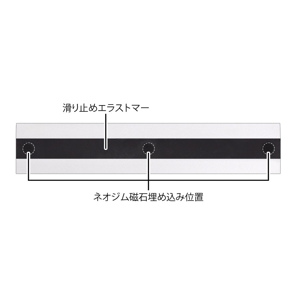 Midori Aluminum Non Slip Ruler 15 cm
