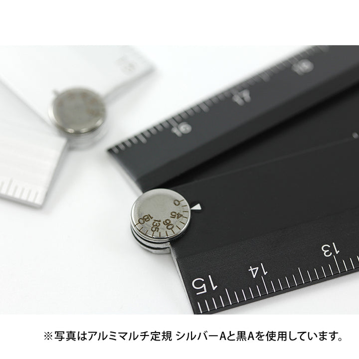 Midori Aluminum Multiple Ruler 30 cm
