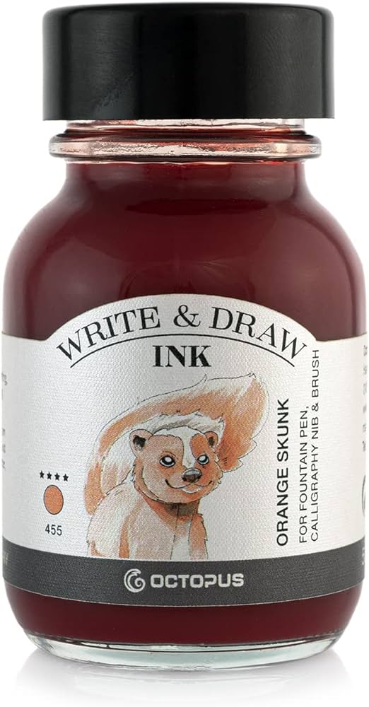 Octopus Write & Draw Ink - Orange Skunk