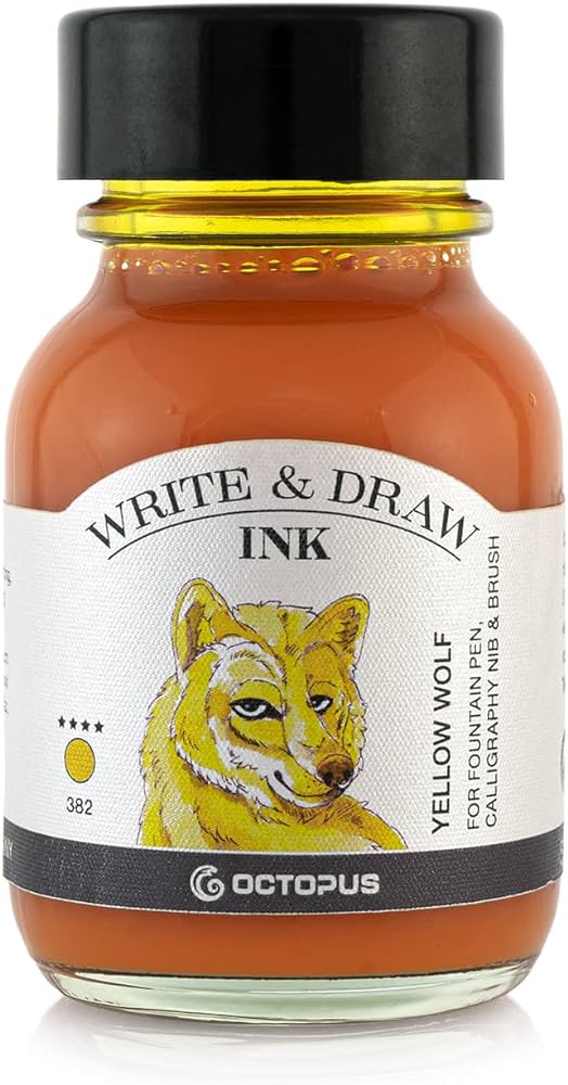 Octopus Write & Draw Ink - Yellow Wolf
