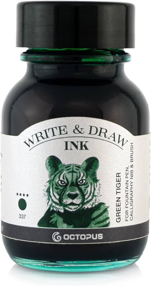 Octopus Write & Draw Ink - Green Tiger