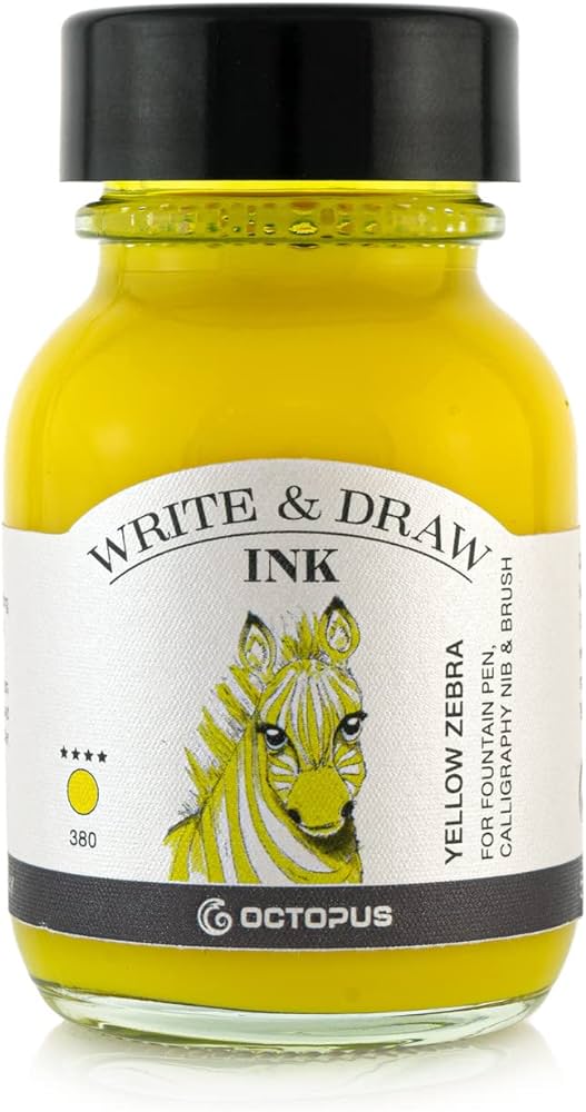 Octopus Write & Draw Ink - Yellow Zebra