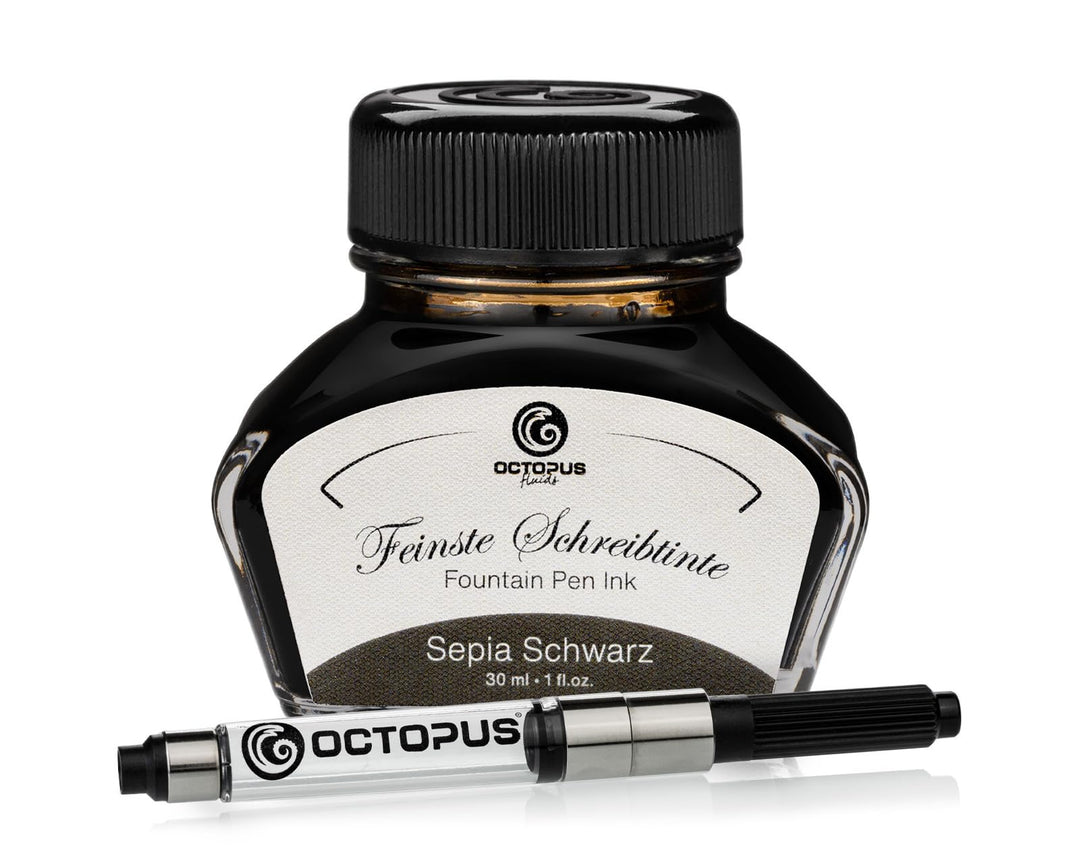 Octopus Classic Collection Fountain Pen Ink - Sepia Black