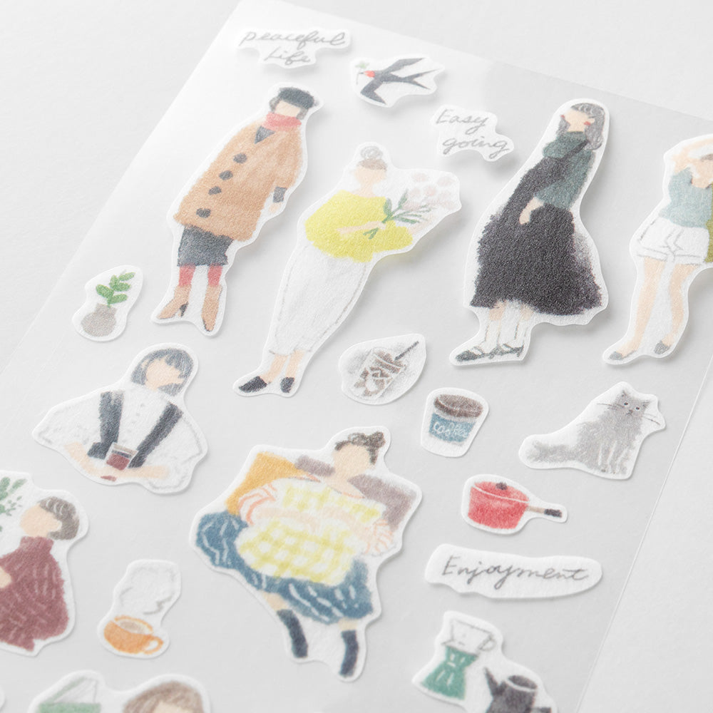 Midori Sticker 2637 Two Sheets Fashion