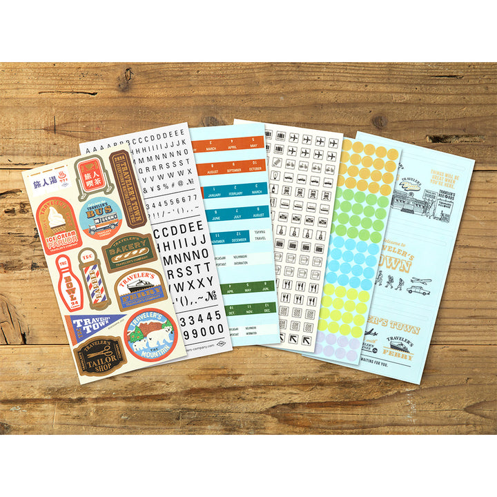 Traveler's Company Notebook Customized Sticker Set for Diary 2024 - A5-