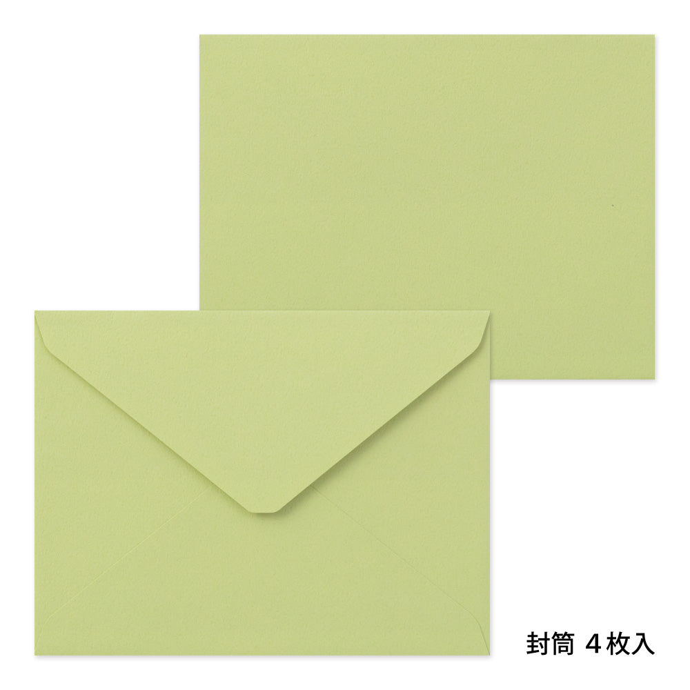 Midori Letter Set 494 Letterpress Die-cut - Owl