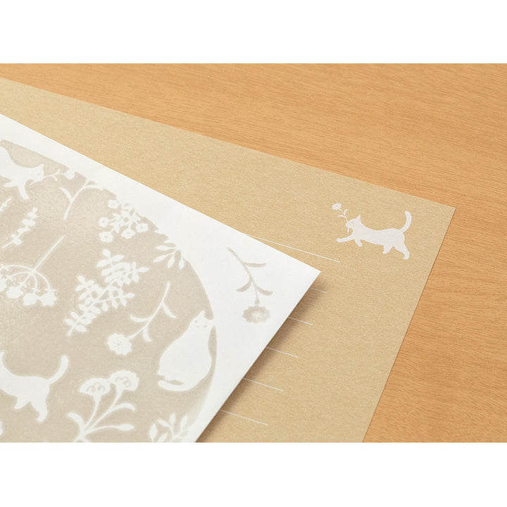 Midori Letter Set 502 Watermark - Cat