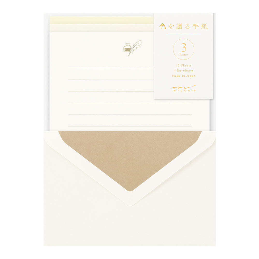 Midori Letter Set 914 Giving a Color White