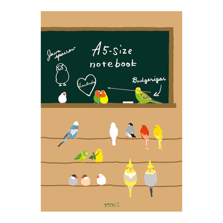 Midori A5 Notebook - Bird