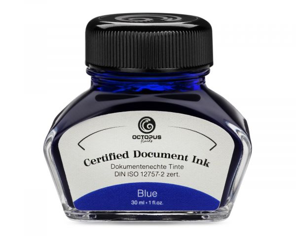 Octopus Certified Document Inks - Blue