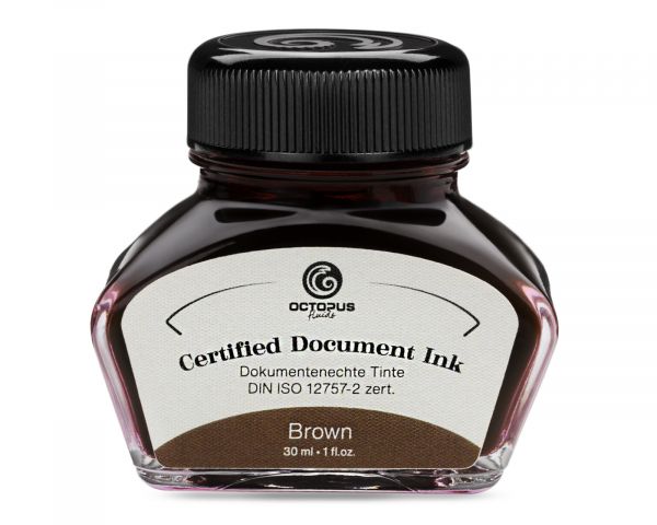 Octopus Certified Document Inks - Brown