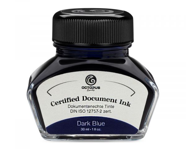 Octopus Certified Document Inks - Dark Blue