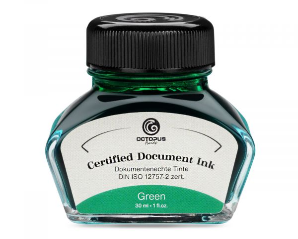 Octopus Certified Document Inks - Green