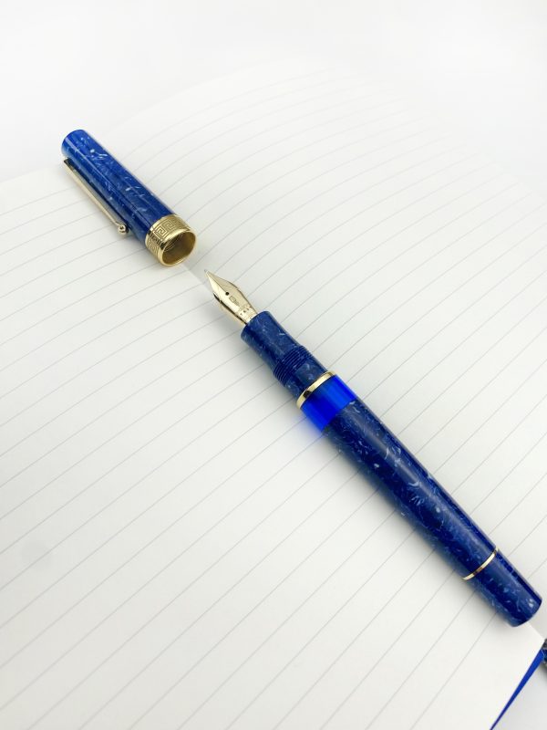Delta Lapis Blue Celluloid GT Limited Edition Fountain Pen