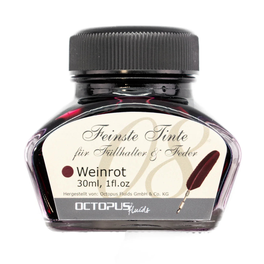 Octopus Classic Collection Fountain Pen Ink - Wine Red