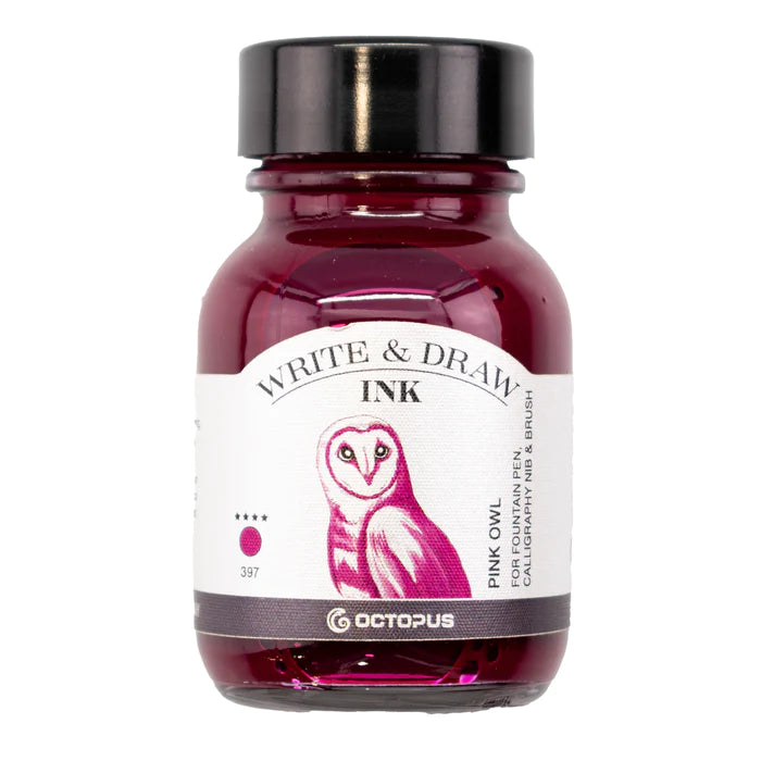 Octopus Write & Draw Ink - Pink Owl