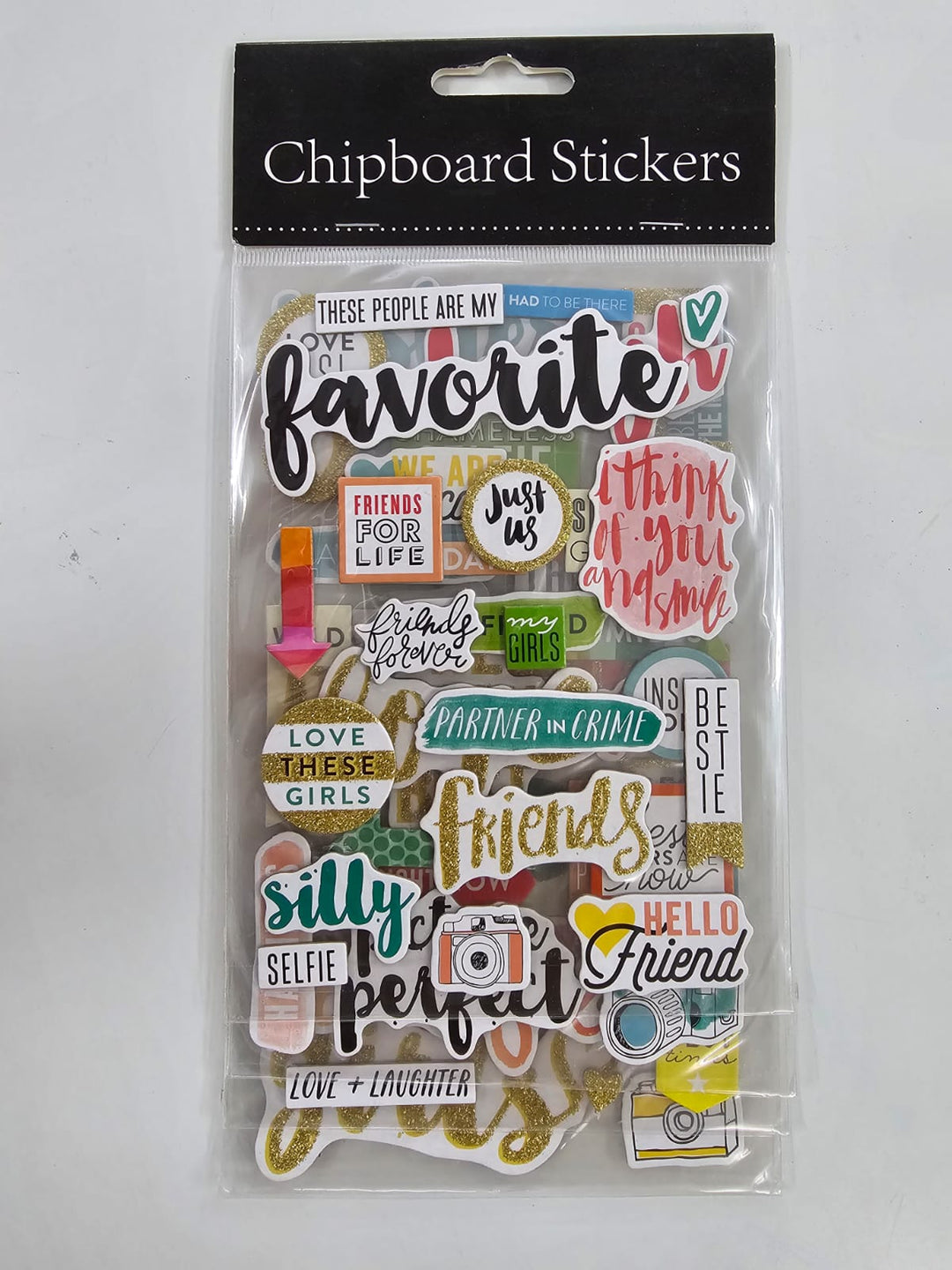 Art Bundle Chipboard Sticker - Friends