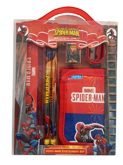 Yoyo Stationery Gift Set - Spiderman