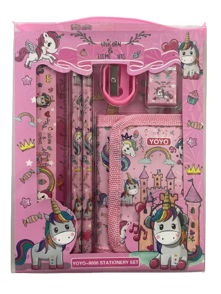 Yoyo Stationery Gift Set - Unicorn