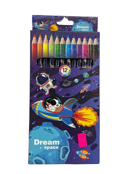Yoyo Set of 12 Colour Pencils - Dream Space