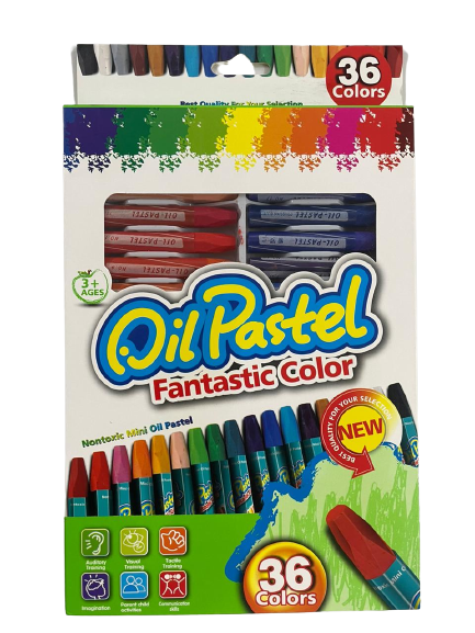 Art Bundle Oil Pastels Fantastic Colour Set of 36