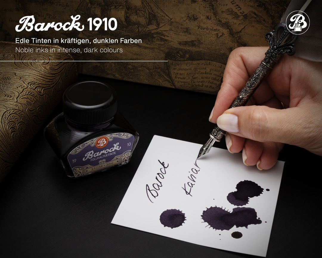 Barock 1910 Fountain Pen Ink - Kaviar