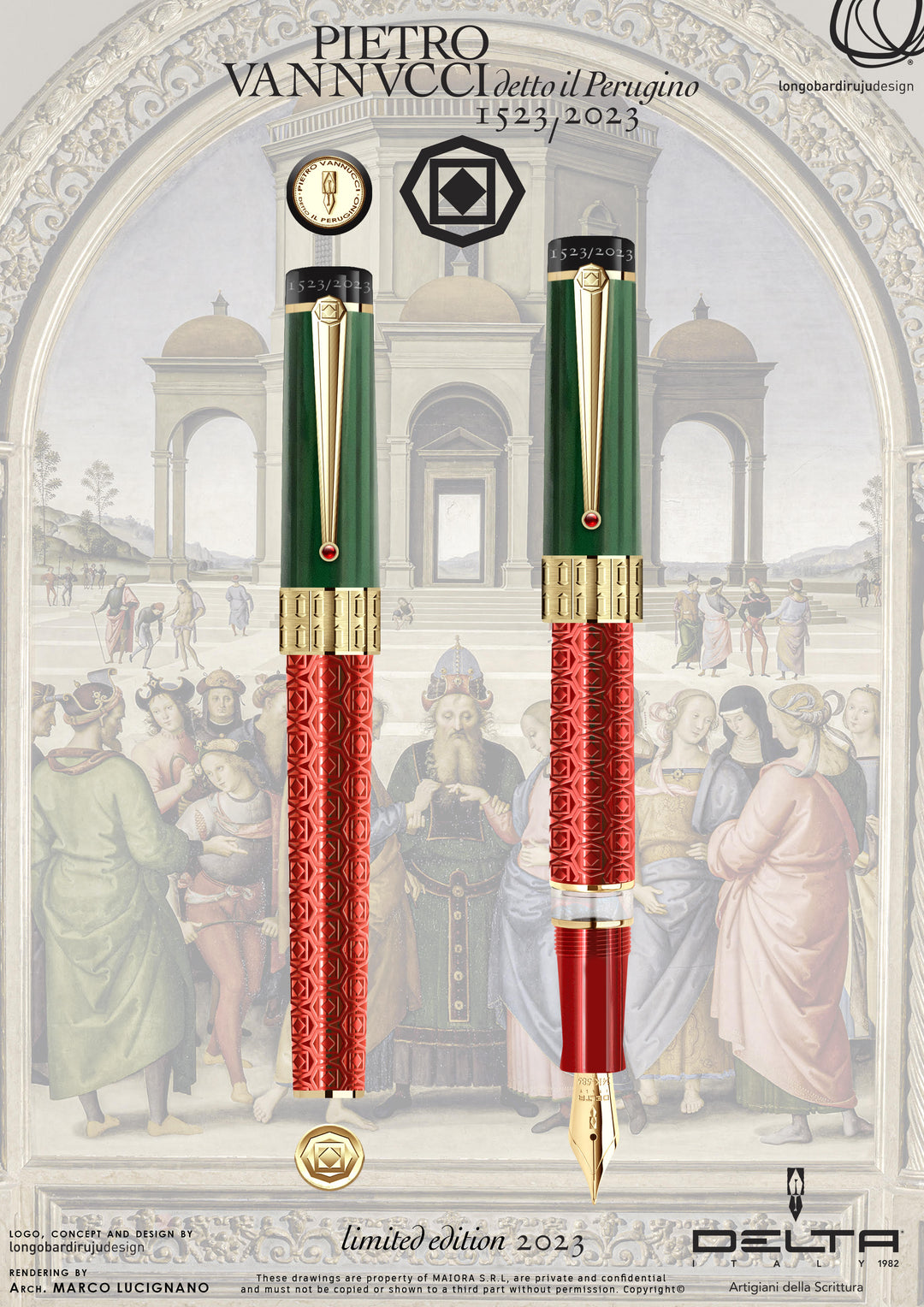 Delta Pietro (Vannucci) Perugino Limited Edition Fountain Pen