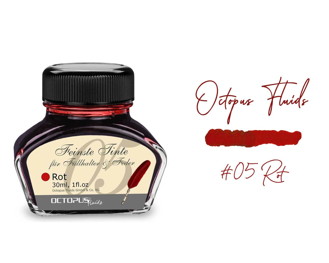 Octopus Classic Collection Fountain Pen Ink - Red