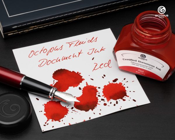Octopus Certified Document Inks - Red
