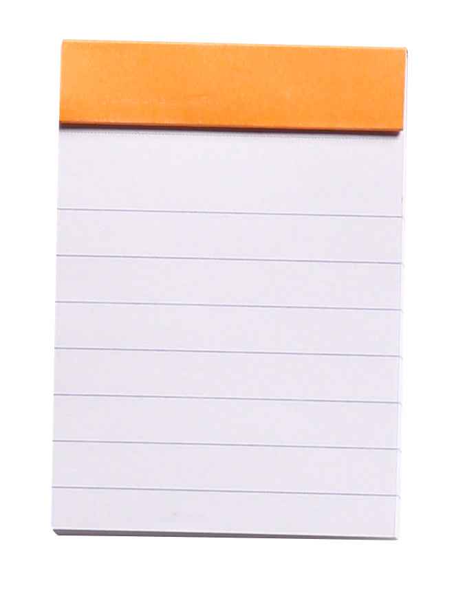 Rhodia Basics Stapled Line Ruled Notepad - No. 8
