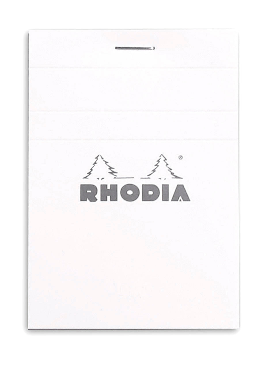 Rhodia Basics Stapled Square Grid Notepad - No. 12